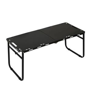 Tactical Outdoor <b>Folding</b> <b>Table</b> Carbon Steel Rectangle 103x55cm Foldable Lightweight Portable Picnic Barbecue <b>Table</b> - Product Image 2
