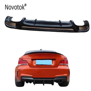 Diffuseur arrière de pare-chocs de voiture en fibre de carbone véritable de haute qualité pour BMW E82 E88 1m - Product Image 1