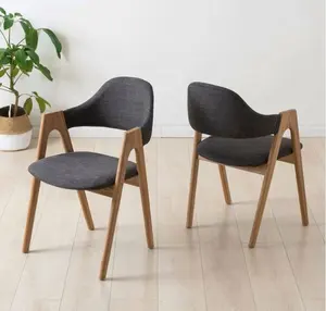 设计制造商测量家具用木质餐椅