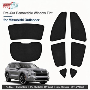 Kit de teinte pour vitres pré-découpé Mitsubishi Outlander 2025 2026, ensemble complet 7 places, <span class=keywords><strong>film</strong></span> statique amovible et réutilisable - Product Image 1