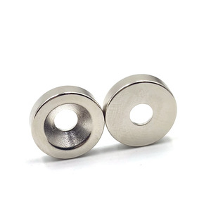 Potentes imanes de neodimio, fuerza magnética fuerte, imán de neodimio redondo con orificio avellanado - Product Image 3