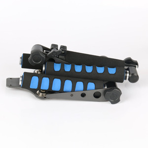 Soporte de hombro para cámara DSLR con doble empuñadura de aleación de aluminio, kit de cine para estabilización de cámara - Product Image 4