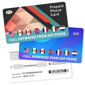 Tarjeta Telefónica Internacional, Recarga de Datos con Código PIN, Denominaciones, Tamaños y Regiones Personalizadas - Product Image 1