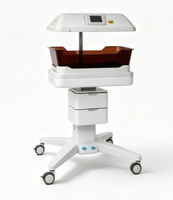 Appareil de photothérapie néonatale pour la bilirubine, instrument de photothérapie pour nourrissons à LED bleues double face avec fonction de surveillance de la température.