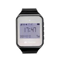 Montre-bracelet sans fil étanche IP55 en anglais, portugais, russe, récepteur Retekess TD108