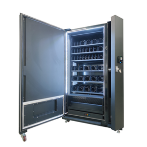 เครื่องยกเครื่องดื่มแบบทัชสกรีนขนาด55นิ้ว, เครื่องปั่นนมคอมโบสำหรับยิมสีดำและของว่าง - Product Image 2