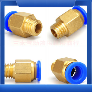 ข้อต่อเร็ว FITER PC เกลียวเมตริก M12 แบบตรง สำหรับชิ้นส่วนนิวเมติก - Product Image 5
