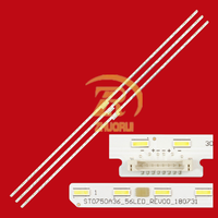 Fournisseur chinois de bandes lumineuses pour téléviseurs ZR-873, KD-75X8500F pour ST0750A36 ST0750A22_56LEDV750QWME02 Bande lumineuse LED pour téléviseur
