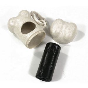 Dispensador de Bolsas de Basura Negras Compostables y Reciclables para la Ciudad, Porta Bolsas de Desechos para Perros, Juego de Bolsas Biodegradables para Excrementos de Mascotas - Product Image 1