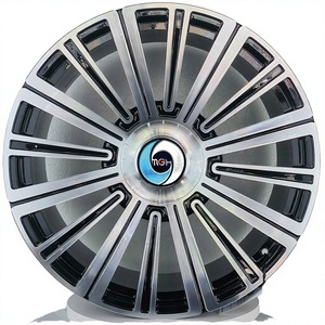Cerchi Forgiati Personalizzati ad Alte Prestazioni 5x120 da 20, 21, 22 Pollici in Lega Multirazza per Mercedes, Nuovi in Nero Lucido - Product Image 2
