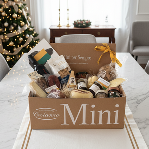 Set Regalo Mini Costanzo per le Feste, Scatola di Carta Personalizzata per Riunioni Familiari Natalizie, Stampa Offset - Product Image 1