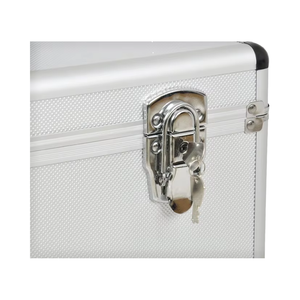 Mallette de <span class=keywords><strong>rangement</strong></span> professionnelle personnalisée mallette de <span class=keywords><strong>rangement</strong></span> portable en aluminium avec serrure pour boîte à disques en <span class=keywords><strong>vinyle</strong></span> de 7 ''/12'' étuis à usage spécial - Product Image 4