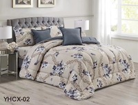 Luxe 4 pièces/5 pièces/6 pièces 7 pièces couette couette ensemble de draps de lit ensemble de literie pour le marché de l'arabie saoudite