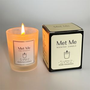 Bougies tendance de luxe de haute qualité avec boîte en pot Bougies en cire de soja parfumée pour anniversaire Saint-Valentin Bougie cadeau - Product Image 4