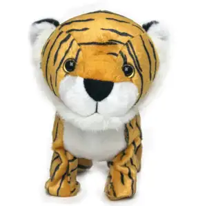 Wholesale Customizable Electronic Plush Toys Walking Tigers with Stripes Children's Toy Gifts Direct from Factories