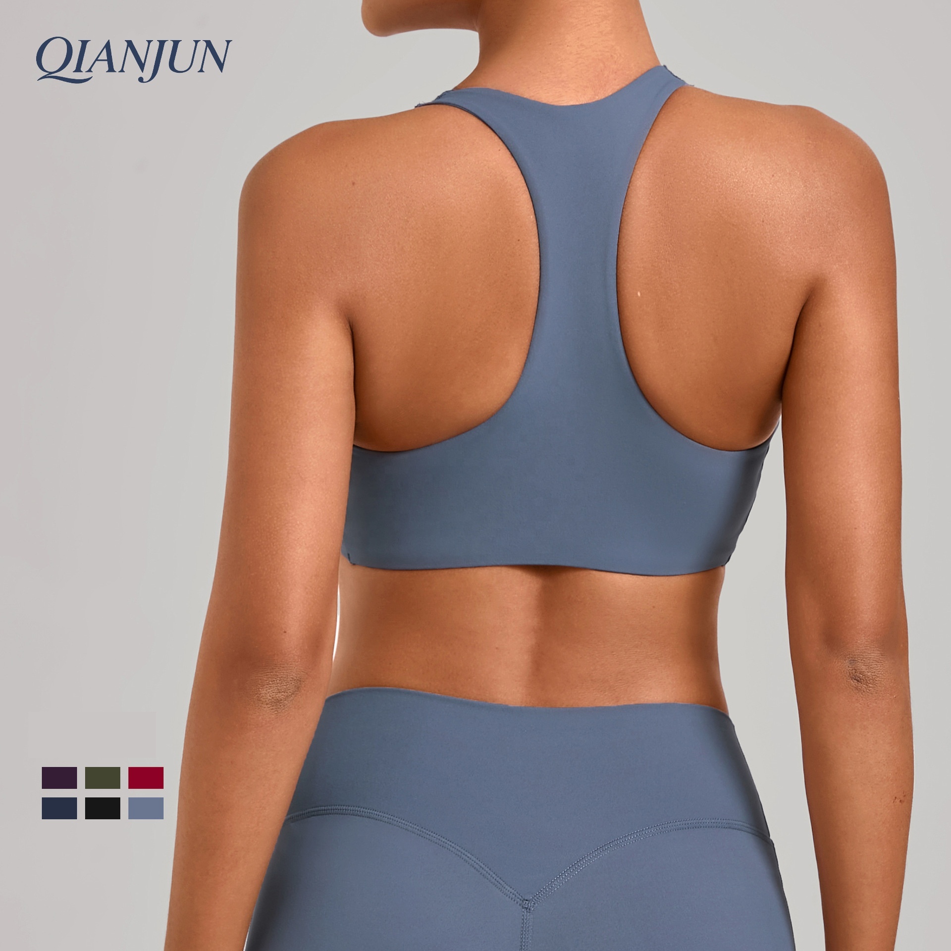 High Support Workout Bras Sexy Padded Yoga Bras Shock-proof Seamless I-Shaped Beautiful Back Active Wear Yoga Back