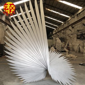 Pintura Corten acero jardín blanco estatua de hierro en bicicleta Metal arte artesanía escultura - Product Image 4