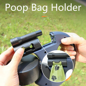 Accessori per animali domestici guinzaglio doppio cane retrattile multifunzione guinzaglio guinzaglio di lusso LED per animali domestici per cucciolo di cane - Product Image 3