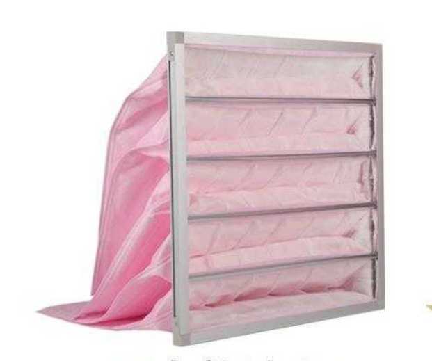 Customizable F7 Medium Bag Pockets Air Filter for HVAC Electronics