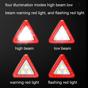 Hot Selling Solar Outdoor Camping Car Emergency <strong>Traffic</strong> <strong>Triangle</strong> LED <strong>Flashing</strong> Light - Product Image 4