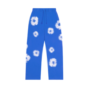 Pantalon de survêtement ample Wreath 100% coton respirant, pantalon Hip Hop Streetwear, pantalon décontracté tendance personnalisé pour hommes - Product Image 5