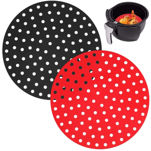 Accessoires de doublure pour friteuse à air U-touch en silicone de qualité alimentaire, compatibles four et lave-vaisselle, écologiques, réutilisables, faciles à nettoyer - Product Image 2