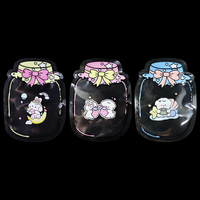 Sacs en plastique transparents à fermeture éclair, en aluminium, imperméables, avec fenêtre, impression personnalisée, faible MOQ, échantillons gratuits