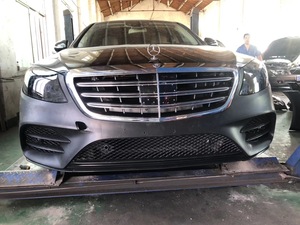 Kit de pare-chocs avant W222 nouvelle génération pour Mercedes Classe <span class=keywords><strong>S</strong></span> S450 <span class=keywords><strong>AMG</strong></span> - Product Image 3