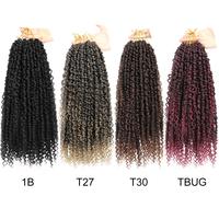 Extensions de cheveux synthétiques tressés pré-bouclés de 14 pouces, style Passion Twist, fausses locks bohèmes, doux, vente en gros