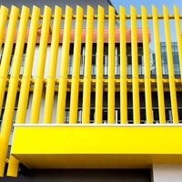 Volet à lamelles aérodynamiques Windowmate, ouverture verticale, en alliage d'aluminium, écologique, léger, durable, pour usage extérieur, maison, bureau