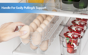 Mới PS Hộp trứng nhà bếp hộp lưu trữ trứng tủ lạnh Crisper di động dã ngoại trứng hộp lưu trữ thực phẩm container Set với bơm - Product Image 6