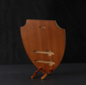<span class=keywords><strong>Placa</strong></span> de Certificado de Madera con Forma de Escudo, Ecológica, con Grabado e Impresión UV Personalizada, con <span class=keywords><strong>Placa</strong></span> Dorada o Plateada - Product Image 5