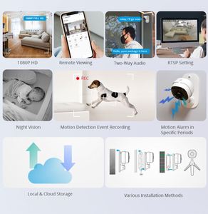 SONOFF CAM ince wifi akıllı güvenlik sistemi 1080P Mini kablosuz IP kamera iki yönlü ses hareket algılama akıllı ev güvenlik - Product Image 3