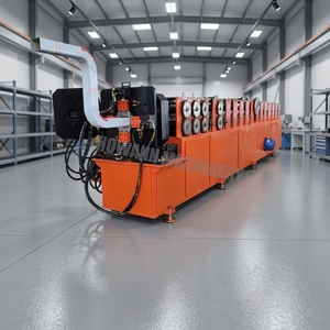 Máquina de Conformación de Tubos Redondos de Alta Velocidad para Canaletas sin Costuras |   Máquina para Fabricar Tubos de Aluminio para Atrapasueños de 0.4-0.6 mm - Product Image 1