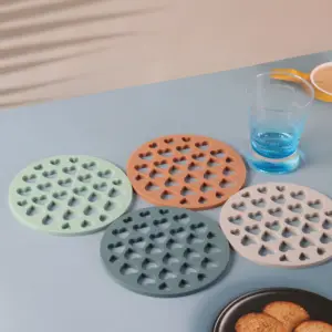 Kitchen Sink Mat Protector Dishes Silicone Pot Holder Heat