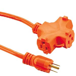 Xuanhui USA Electric 16/3 15FT Waterproof <strong>Heavy</strong> Duty Outdoor Extension <strong>Cord</strong> AC Male NEMA Copper NEMA 5-15p Power <strong>Cord</strong> - Product Image 2