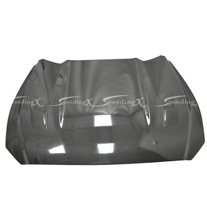 CUSTOMIZED CARBON FIBER <strong>ENGINE</strong> HOOD BONNET for 2015-2019 FORD MUSTANG - Product Image 1