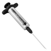 Injecteur de marinade pour dinde de grande taille, seringue alimentaire pour viande, pompe à épices pour outils de cuisson BBQ en extérieur