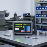 SINPO DRO III-2 Escala Lineal Digital de Alta Precisión para Fresadora y Torno, Accesorios para Herramientas de Taller