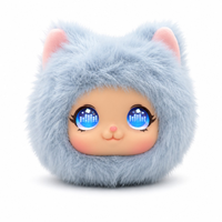 Jouet en peluche intelligent AI avec yeux lumineux et fonction vocale 4G ESIM, rembourrage en coton PP, 7,5 cm, unisexe, pour enfants de 5 à 7 ans, cadeau