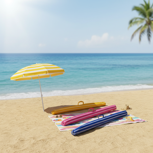 Borsa per Ombrellone da Spiaggia in Poliestere a Righe 200 CM - Product Image 3