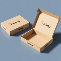 Caja de Embalaje de Champú Reciclable con Logotipo Personalizado, Caja de Regalo de Cartón Corrugado Kraft, Caja de Envío con Embalaje