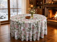 Nappe Flori personnalisée en tissu tissé pour la table à manger, la salle à manger, le restaurant, les banquets de mariage