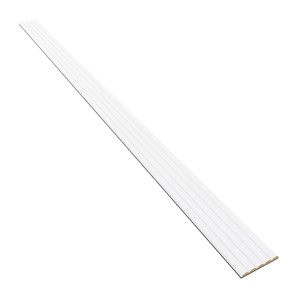 Panneaux acoustiques en bois flexible insonorisant avec support en feutre, placage PVC blanc, MDF, pour revêtement mural courbé intérieur - Product Image 5