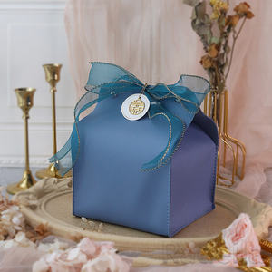 صناديق تغليف حلوى الزفاف من الجلد بتصميم عقدة، أكياس حلوى، هدايا الزفاف للضيوف، تذكارات، ديكورات حفلات الزفاف - Product Image 4