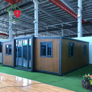 Casa contenedor de fácil instalación de 20 pies y 40 pies con diseño extensible de doble ala y sala de estar para apartamentos - Product Image 1