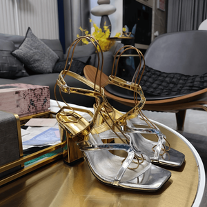 Jimmy Womens Versatile Strappy Block Heel Sandals Stylish Open Toe Heels for Casual Formal Occasion Chooing - Product Image 5