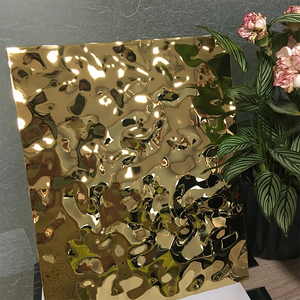 Cán Nguội Rèn Màu Vàng Trang Trí 304 304l Gợn Nước Tấm Thép Không Gỉ - Product Image 5