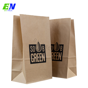 Túi Giấy Thực Phẩm Nhanh Máy Làm Túi Giấy <span class=keywords><strong>Kraft</strong></span> Brown Cho Thực Phẩm Takeaway - Product Image 5