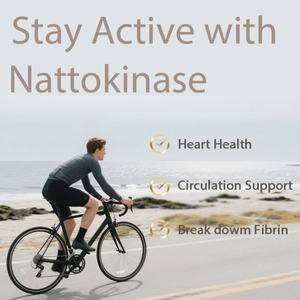 Complément de Nattokinase, 2000 FU par portion, 120 capsules végétales, source d'extrait de Natto traditionnel, soutien à la santé cardiaque - Product Image 3